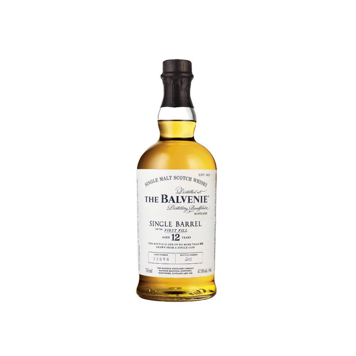 The Balvenie 95.6 Proof Single Barrel Single Malt 12 Year Scotch Whisky Bottle (750 ml)