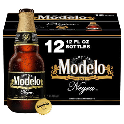 Negra Modelo Mexican Amber Lager Bottles (12 fl oz x 12 ct)