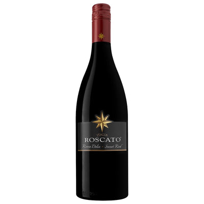 Roscato Sparkling Sweet Rosso Dolce Red Wine Bottle Italy (750 ml)