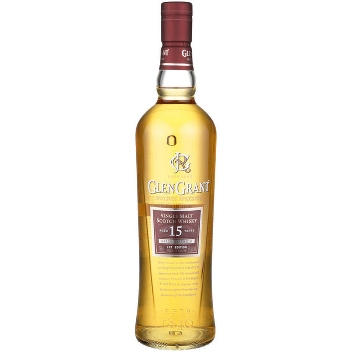Glen Grant 15 Year Single Malt Scotch Whisky Bottle (750 ml)