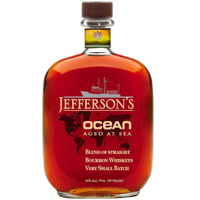 Jefferson's Bourbon 90 Proof Ocean Aged at Sea Bourbon Whiskey Bottle (375 ml)