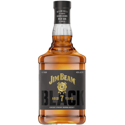 Jim Beam Black 86 Proof Extra-Aged Bourbon Whiskey Bottle (750 ml)