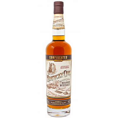 Kentucky Owl 96.4 Proof Confiscated Bourbon Whiskey Bottle (750 ml)