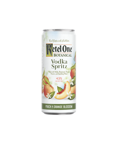 Ketel One No Sugar Peach & Orange Blossom Botanical Vodka Bottle (750 ml)