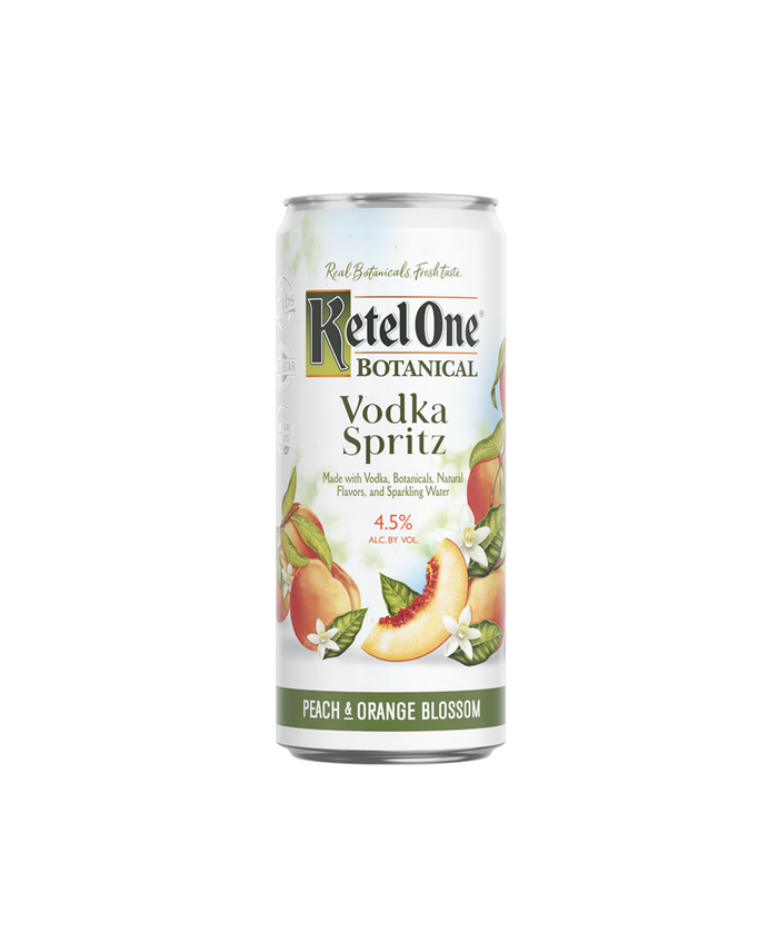 Ketel One No Sugar Peach & Orange Blossom Botanical Vodka Bottle (750 ml)