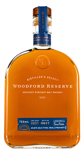 Woodford Reserve 90.4 Proof Kentucky Straight Malt Whiskey Bottle (750 ml)