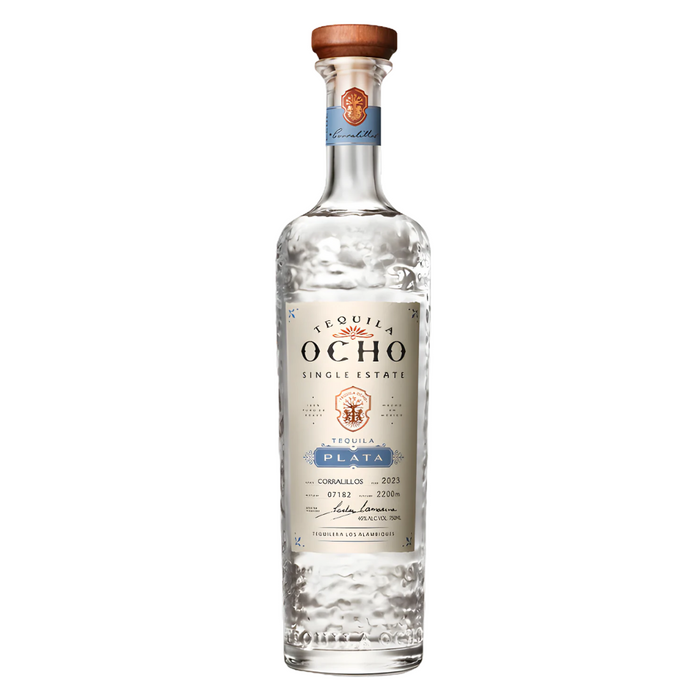 Tequila Ocho Plata Tequila (750 ml)