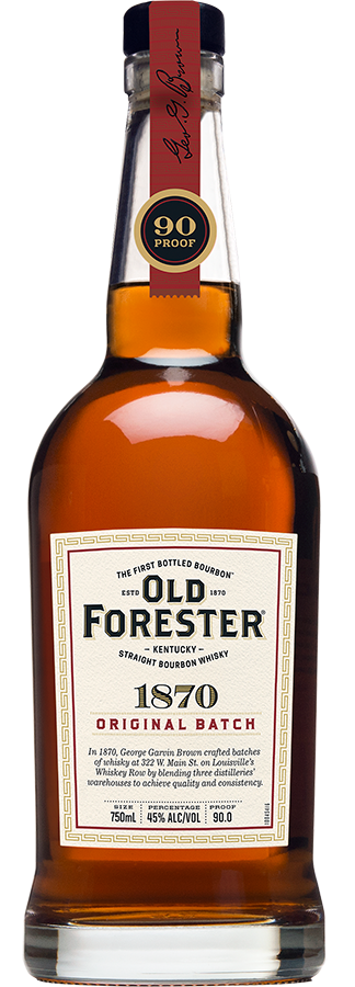 Old Forester 90 Proof 1870 Original Batch Kentucky Straight Bourbon Whiskey Bottle (750 ml)