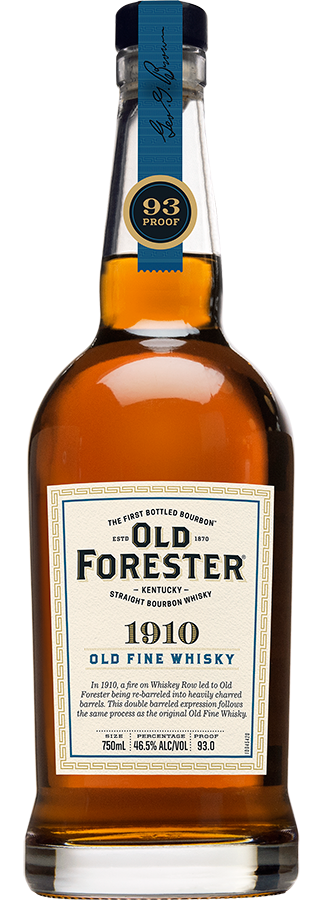 Old Forester 93 Proof 1910 Fine Kentucky Straight Bourbon Whisky Bottle (750 ml)