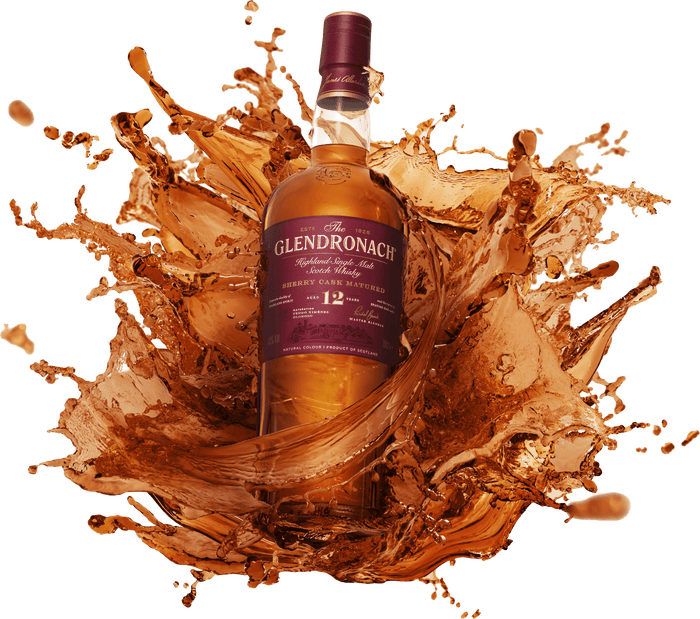 GlenDronach 86 Proof Original Highland Single Malt 12 Year Scotch Whisky Bottle (750 ml)