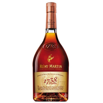 Remy Martin 80 Proof Accord Royal 1738 Fine Champagne Cognac Bottle (1 L)