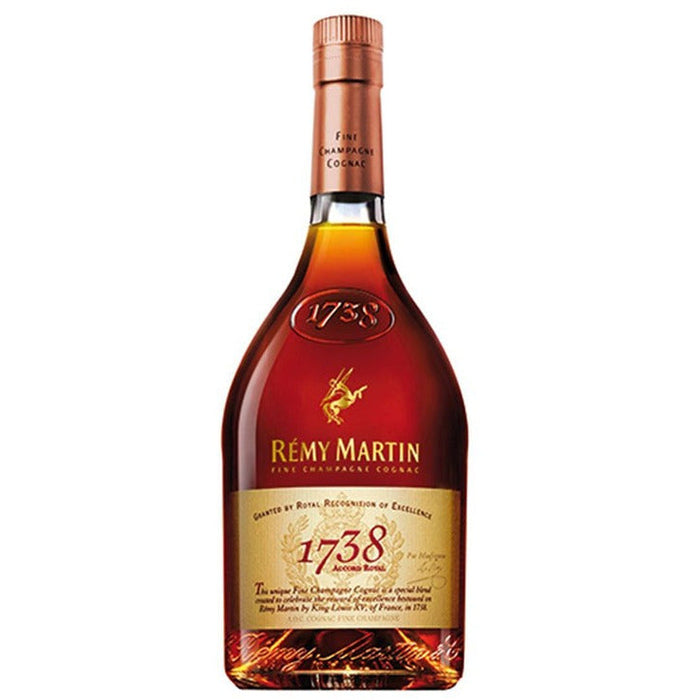 Remy Martin 80 Proof 1738 Accord Royal Cognac Fine Champagne Bottle (200 ml)