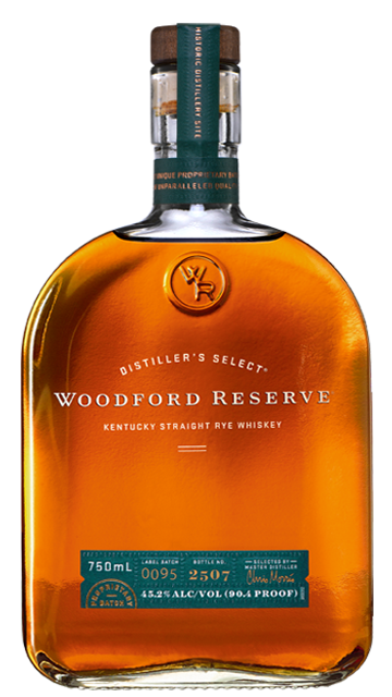 Woodford Reserve Distiller's Select 90.4 Proof Kentucky Straight Rye Whiskey Bottle (750 ml)