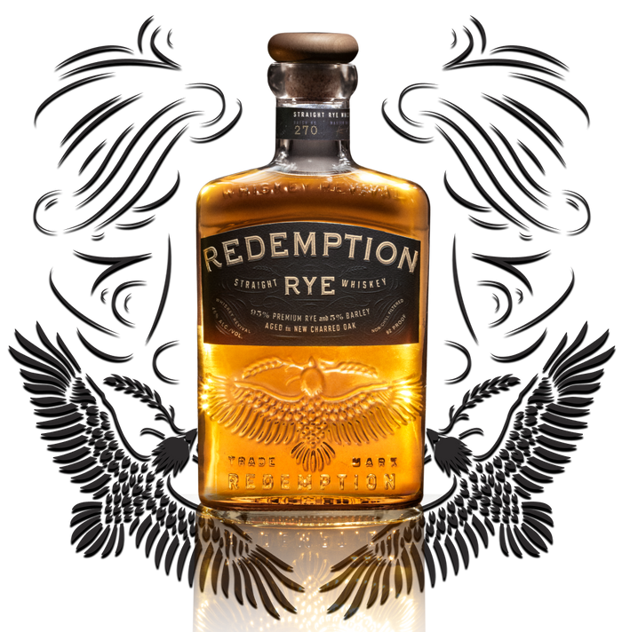 Redemption 116.2 Proof Aged 10 Years Rye Whiskey Bottle (750 ml)