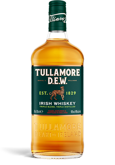 Tullamore Dew 80 Proof Triple Blended Irish Whiskey Bottle (750 ml)