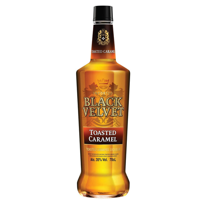 Black Velvet Toasted Caramel Canadian Whisky Bottle (750 ml)