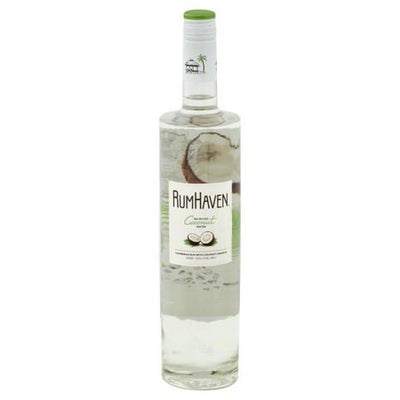Rumhaven Coconut Water 42 Proof Caribbean Rum Liqueur Bottle (750 ml)