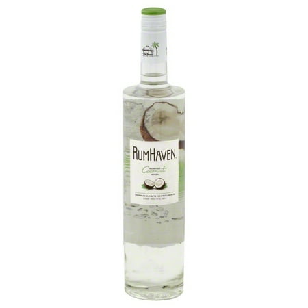 Rumhaven Coconut Water 42 Proof Caribbean Rum Liqueur Bottle (750 ml)