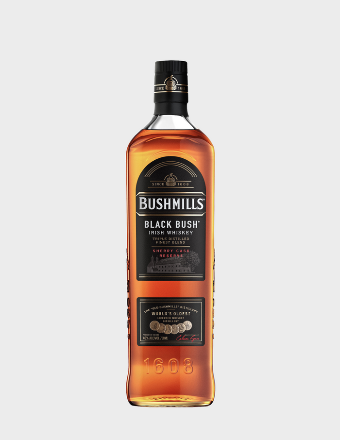 Bushmills Black Bush 80 Proof Blended Irish Whiskey Bottle (750 ml)