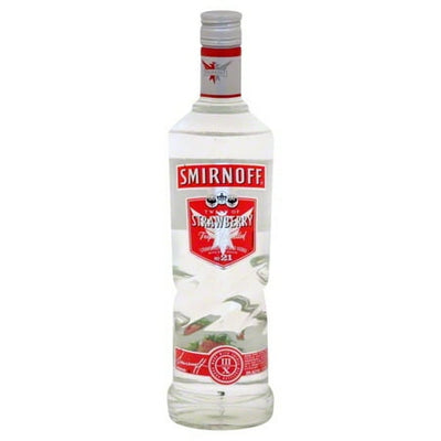 Smirnoff Vodka Gluten Free Strawberry Vodka Bottle (750 ml)