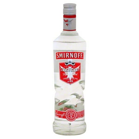 Smirnoff Vodka Gluten Free Strawberry Vodka Bottle (750 ml)