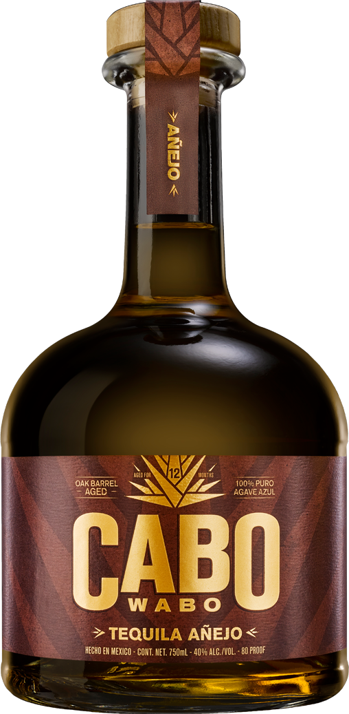Cabo Wabo 80 Proof Anejo Tequila Bottle (750 ml)