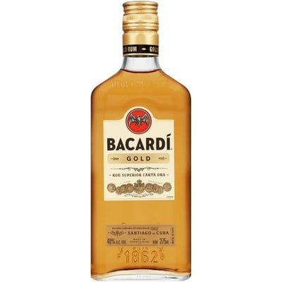 Bacardí Gluten Free 80 Proof Gold Rum Bottle (375 ml)