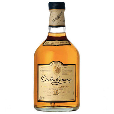 Dalwhinnie 86 Proof Distillery Highland 15 Year Old Single Malt Scotch Whisky Bottle (750 ml)