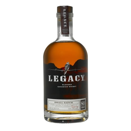 Legacy 80 Proof Small Batch Canadian Whisky Bottle (750 ml)