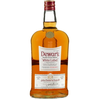 Dewar's White Label 80 Proof Blended Scotch Whisky Bottle (1.75 L)