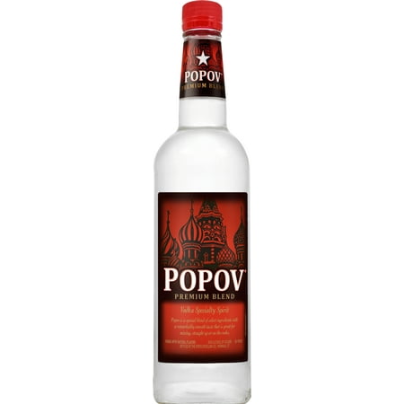 Popov 80 Proof Premium Vodka Bottle (750 ml)