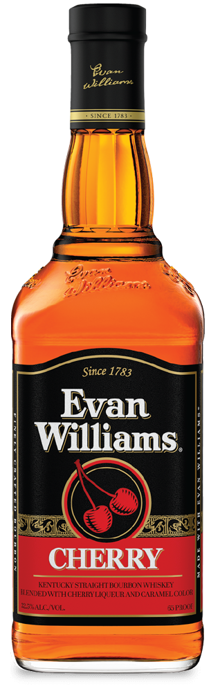 Evan Williams Cherry Kentucky Straight Bourbon Whiskey Bottle (750 ml)