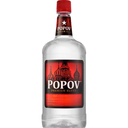 Popov 80 Proof Premium Blend Vodka Bottle (1.75 L)