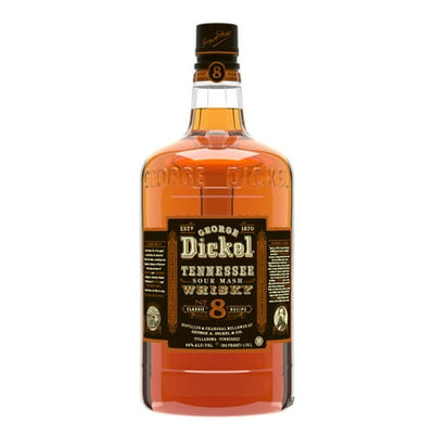 George Dickel 80 Proof No. 8 Classic Recipe Sour Mash Tennessee Whiskey Bottle (1.75 L)