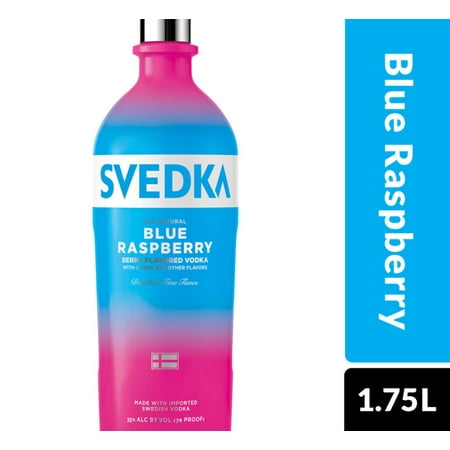 Svedka Blue Raspberry 70 Proof Vodka Bottle (1.75 L)