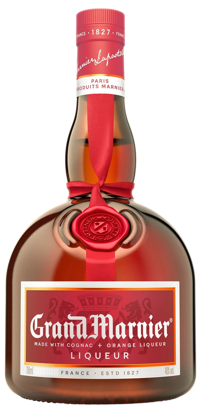 Grand Marnier 80 Proof Cordon Rouge Orange Liqueur with Cognac Bottle (375 ml)