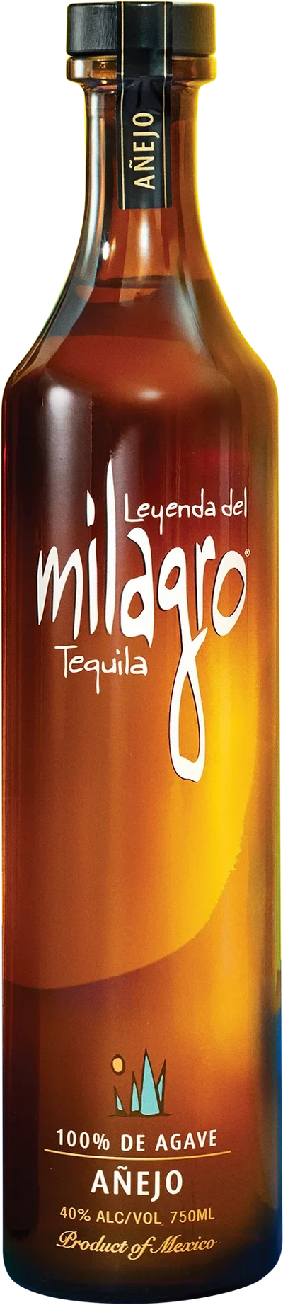 Milagro 80 Proof Anejo Tequila Bottle (750 ml)