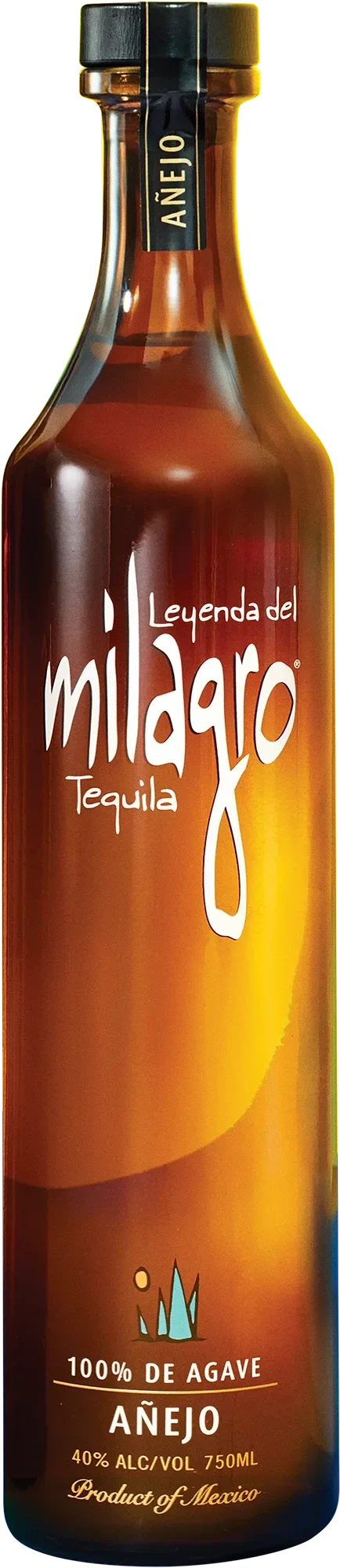Milagro 80 Proof Anejo Tequila Bottle (750 ml)