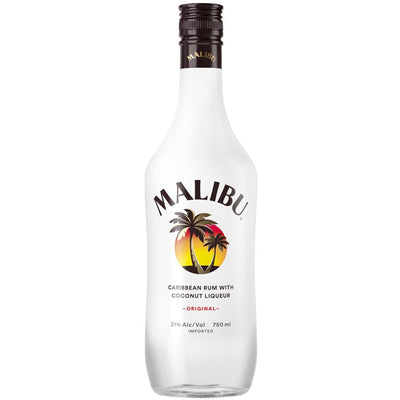 Malibu Original White Rum with Coconut Liqueur Bottle (750 ml)