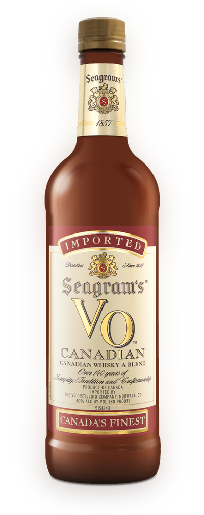 Seagram's 80 Proof V.O. Canadian Whisky Bottle (375 ml)