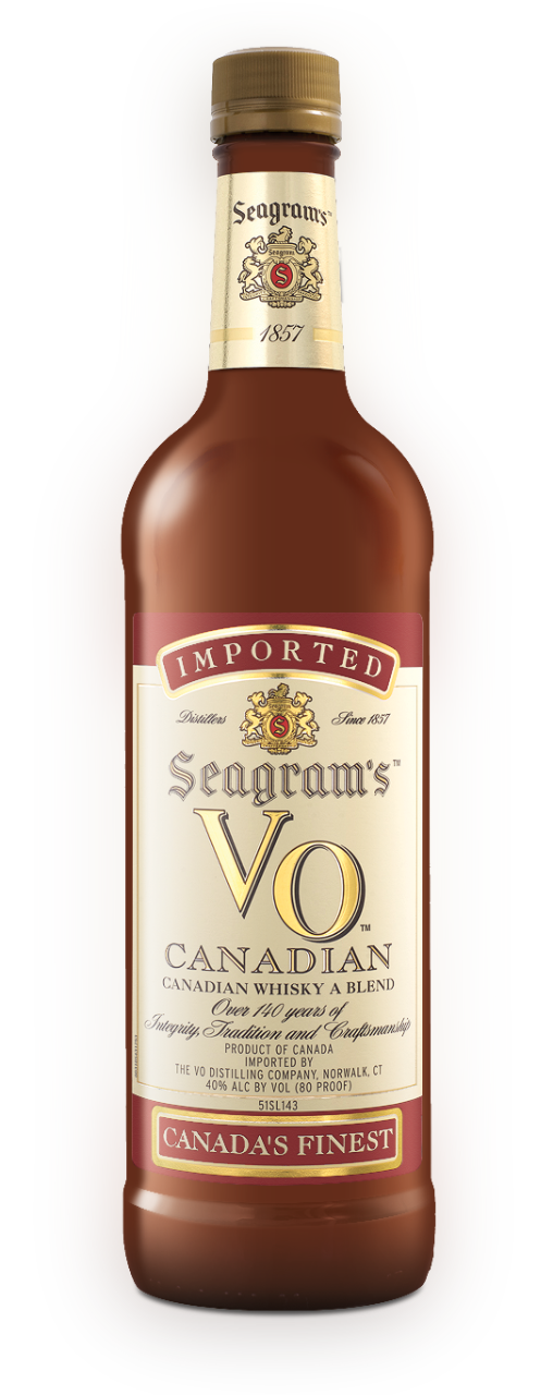 Seagram's 80 Proof V.O. Canadian Whisky Bottle (375 ml)