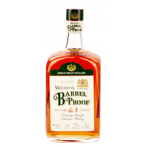 Wathen's 94 Proof Kentucky Straight Single Barrel Bourbon Whiskey Bottle (750 ml)